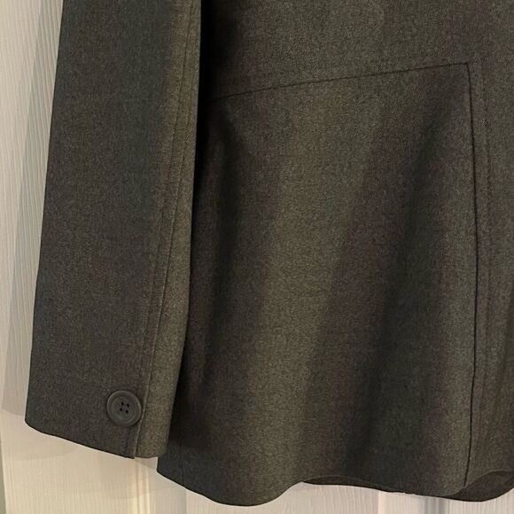 The Limited Stretch Gray Lined Blazer Size Large - Picture 3 of 6